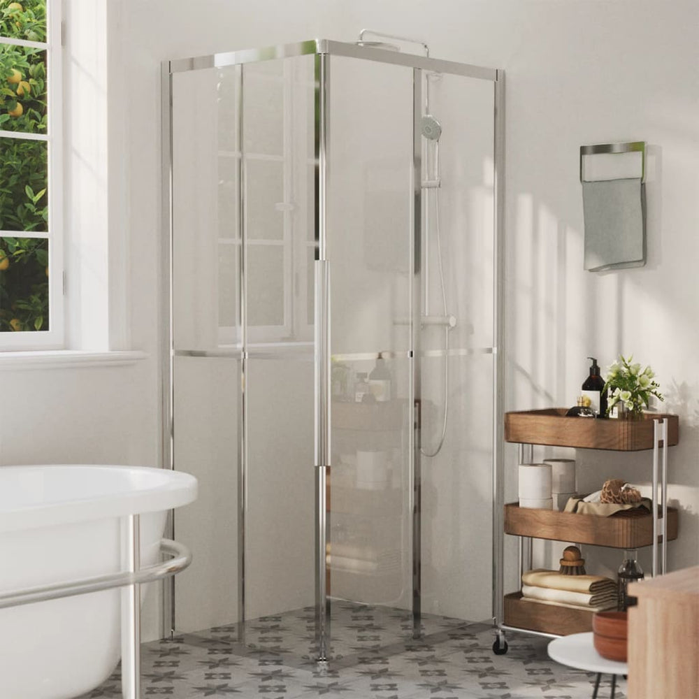 vidaXL Cabine de douche en verre ESG 90x70x180 cm