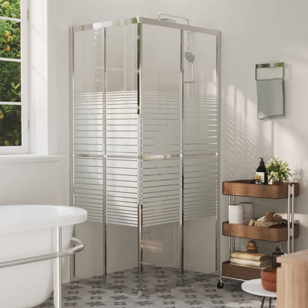vidaXL Cabine de douche en verre ESG 90x70x180 cm
