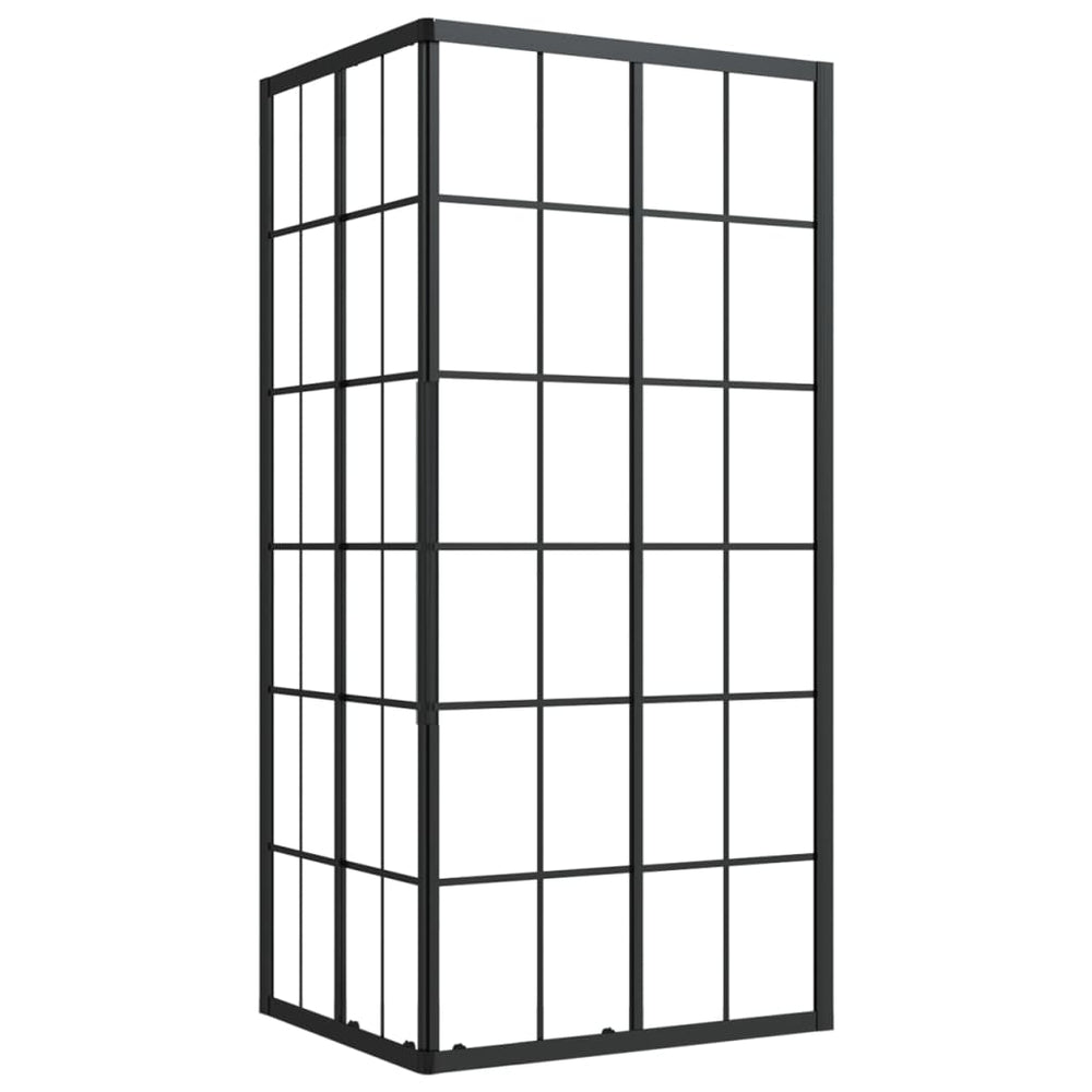 vidaXL Cabine de douche en verre ESG 90x70x180 cm