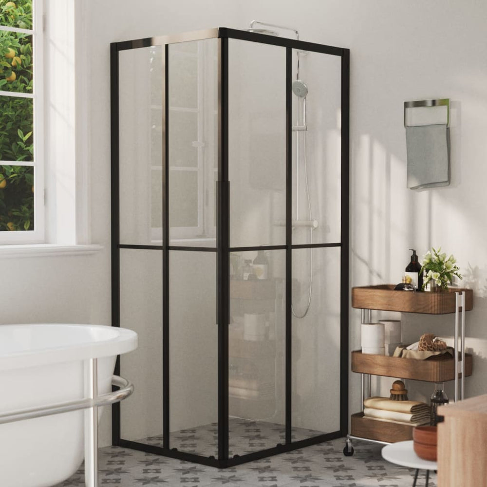 vidaXL Cabine de douche en verre ESG 90x70x180 cm