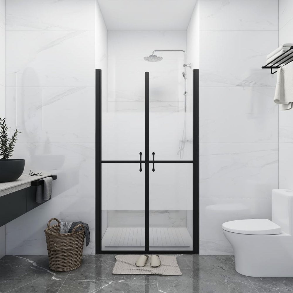 vidaXL Porte de douche ESG mat (98-101)x190 cm