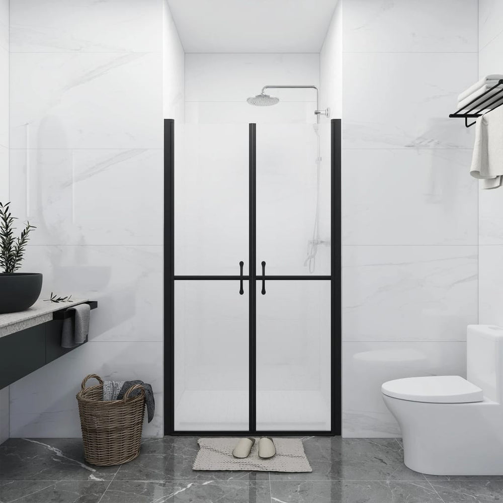vidaXL Porte de douche mat ESG (88-91)x190 cm