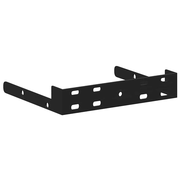 Schweberegal Eiche Optik Weiß 23x23,5 cm