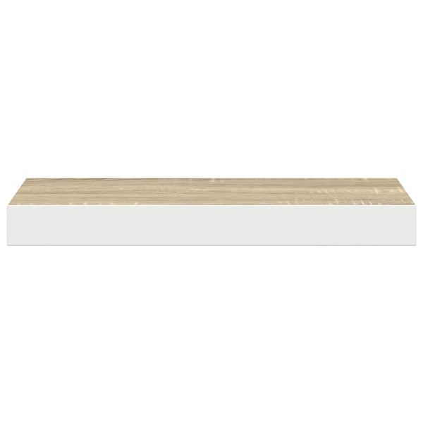 Eiche Optik Schweberegale, 2er Set