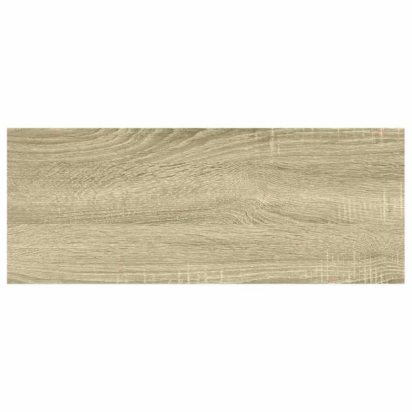 Schweberegal Eiche Optik Weiß 60cm