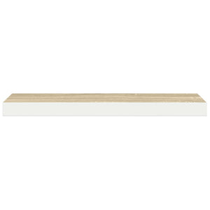Schweberegale 4er Set Eiche/Weiß 80cm