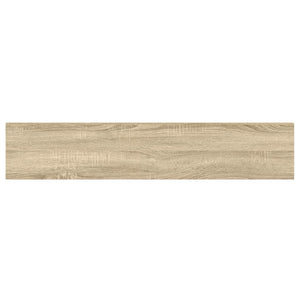 Wandregal Eiche Optik Weiß 120cm
