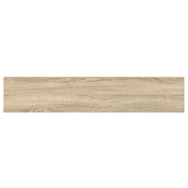 Wandregal Eiche Optik Weiß 120cm