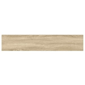 Schweberegale 2er Set Eiche & Weiß 120cm