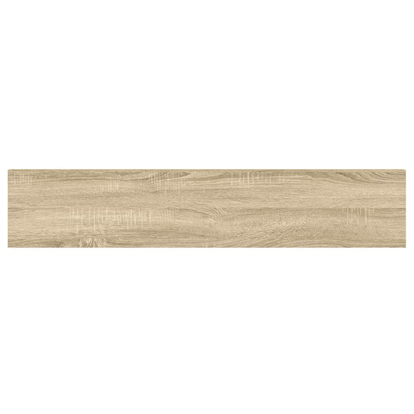 Schweberegale 2er Set Eiche & Weiß 120cm
