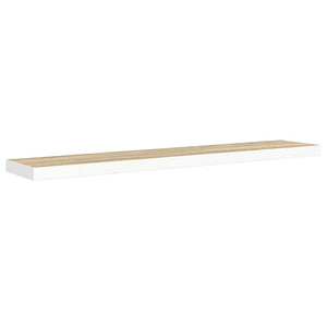 Eiche Schweberegale, 4er Set, 120cm