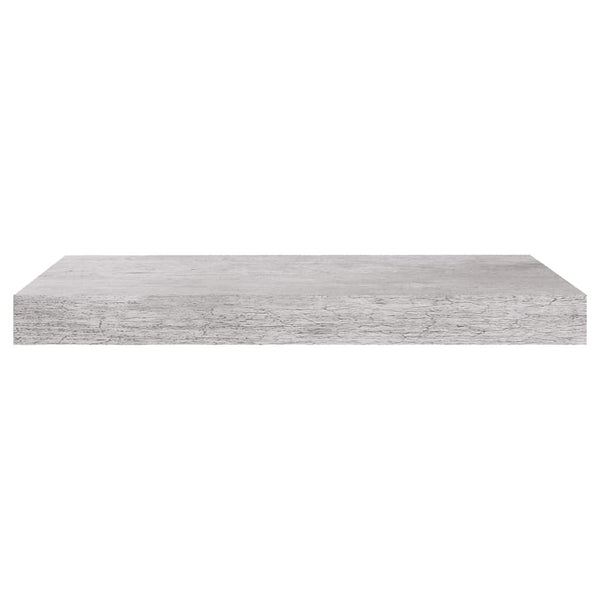 Betongraues Schweberegal, 50 cm