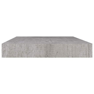 Betongraues Schweberegal, 50 cm