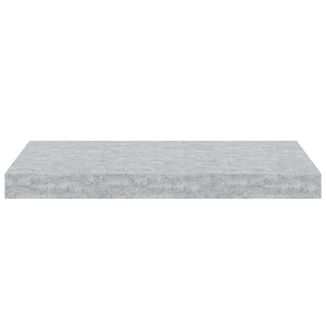 Schweberegale 4er Set Betongrau 50 cm