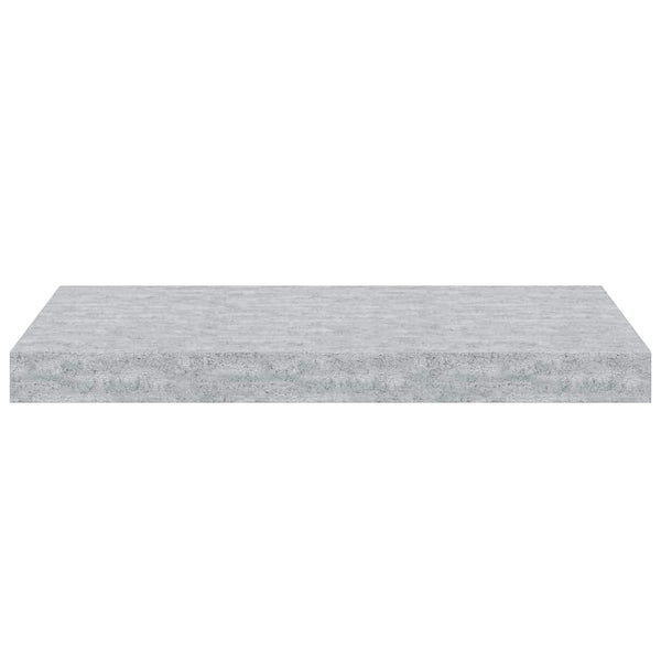 Schweberegale 4er Set Betongrau 50 cm