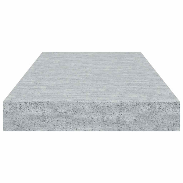 Schweberegale 4er Set Betongrau 50 cm