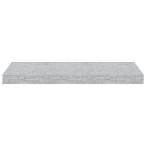 Betongraue Schweberegale, 2er-Set