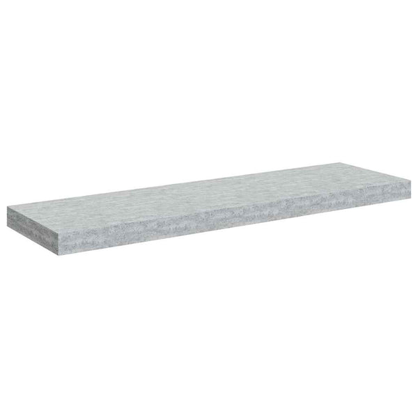 Betongraue Schweberegale, 4er-Set, 80 cm