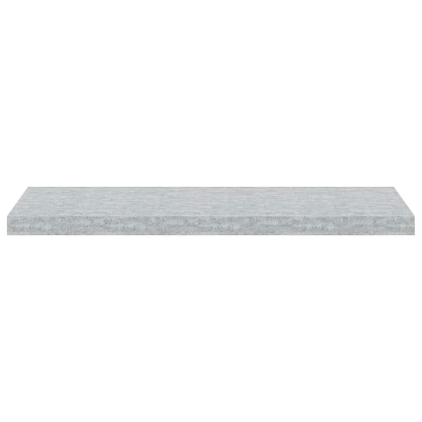 Betongraue Schweberegale, 4er-Set, 80 cm