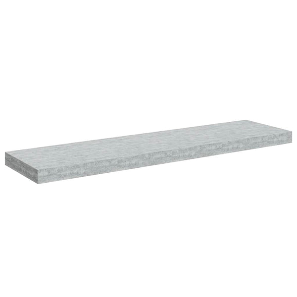 Betongraue Schweberegale, 2er Set