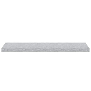 Betongraue Schweberegale, 2er Set
