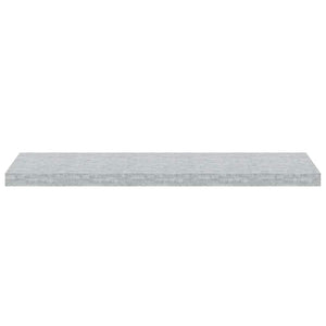 Betongraue Schweberegale, 4er-Set – 90 cm