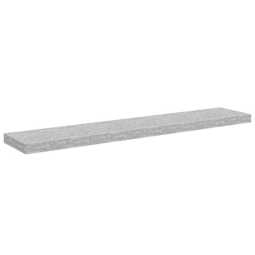 Betongraues Schweberegal 120 cm