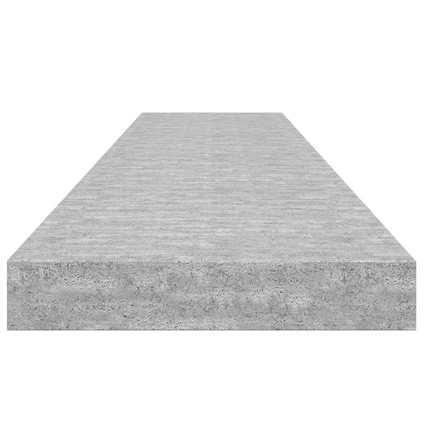 Betongraues Schweberegal 120 cm
