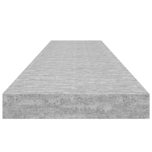 Schweberegale Betongrau, 2er Set