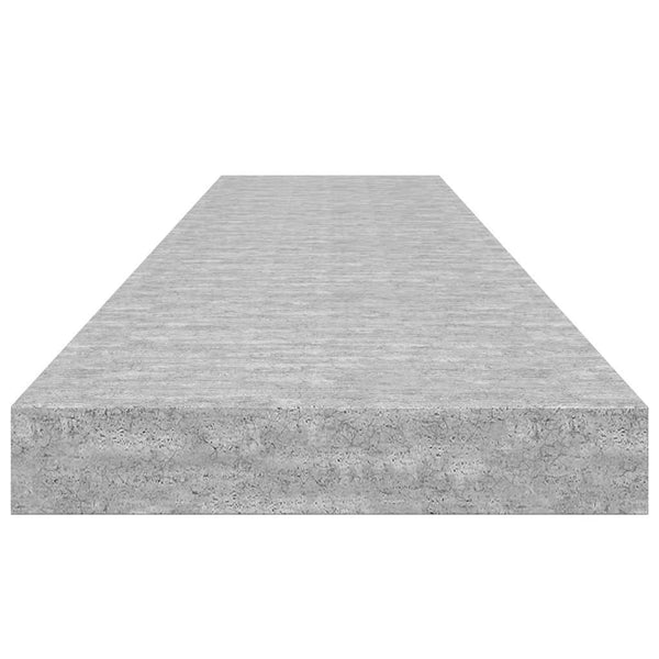 Schweberegale Betongrau, 2er Set