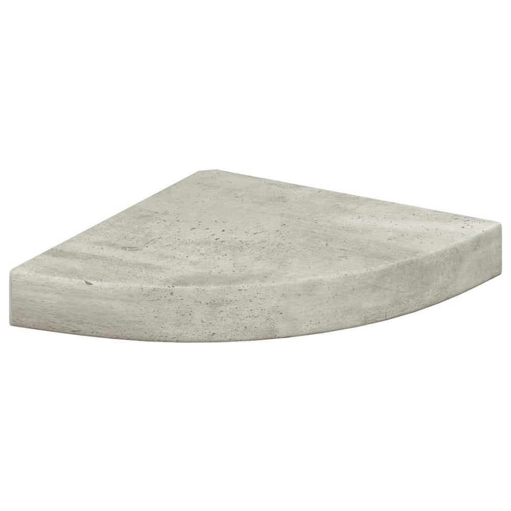 Eck-Wandregal Betongrau 25 cm