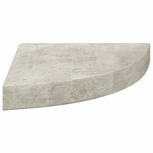 Eck Wandregale Betongrau, 4er Set