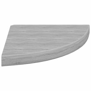 Betongraue Eck-Wandregale, 2er Set