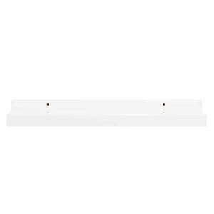 Wandregale, 2er Set, Hochglanz Weiß, 40cm