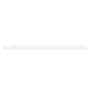 Wandregale, 2er Set, Hochglanz Weiß, 100cm