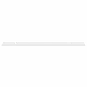 Weiße Wandregale, 2er Set, 100 cm