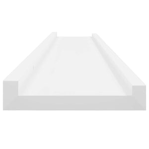 Weiße Wandregale, 2er Set, 100 cm