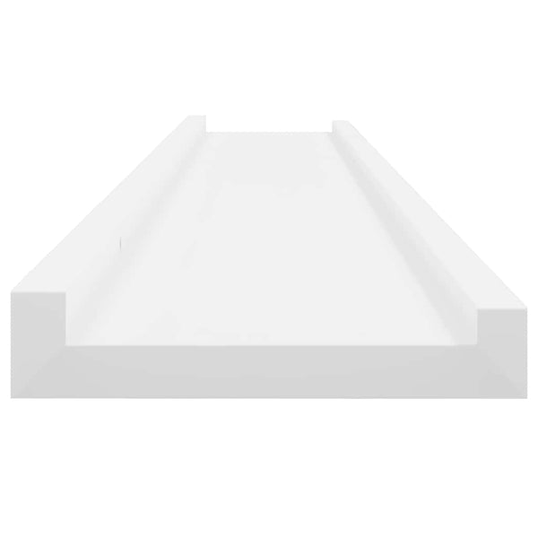 Weiße Wandregale, 2er Set, 100 cm