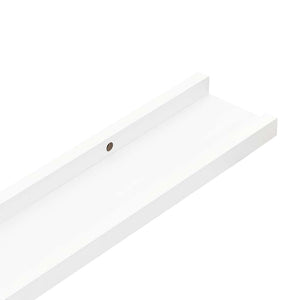 Weiße Wandregale, 2er Set, 100 cm