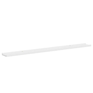 Weiße Wandregale, 2er Set, 115 cm