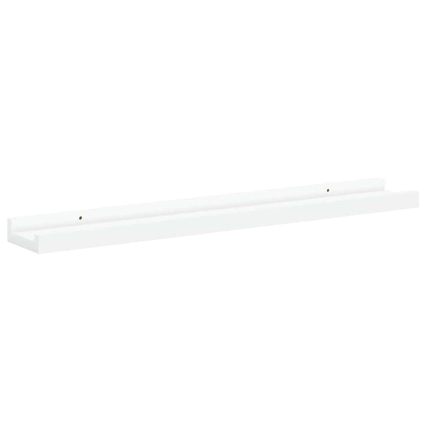 Wandregale, 4er Set, Weiß, 60 cm