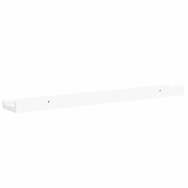 Wandregale, 4er Set, Weiß, 60 cm