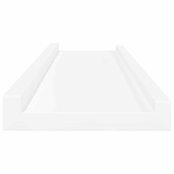 Wandregale, 4er Set, Weiß, 80 cm