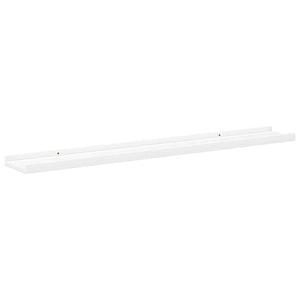 Wandregale, 4er Set, Weiß, 80 cm