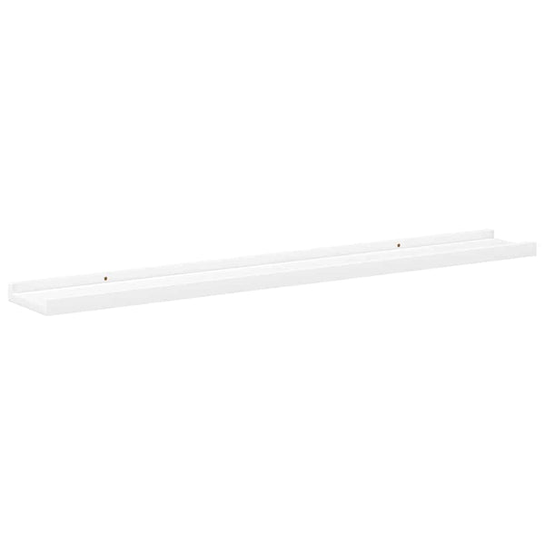 Wandregale, 4er Set, Weiß, 80 cm
