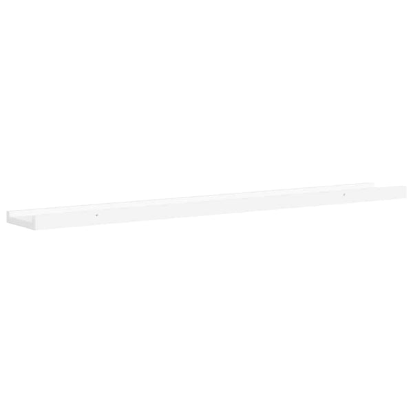 Wandregale, 4er Set, Weiß, 80 cm