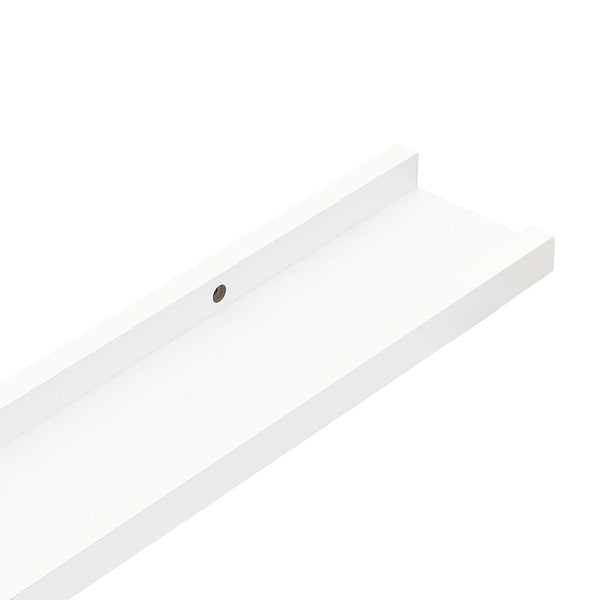 Wandregale, 4er Set, Weiß, 80 cm