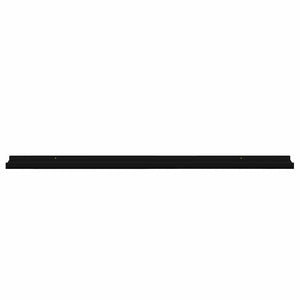 Schwarze Wandregale, 100 cm, 2er-Set