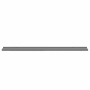 Graue Wandregale, 2er Set, 100 cm