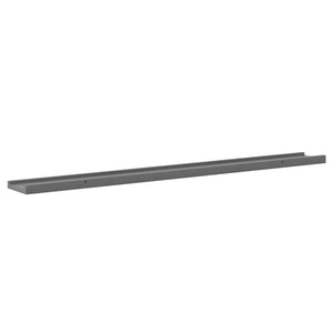 Graue Wandregale, 2er Set, 100 cm